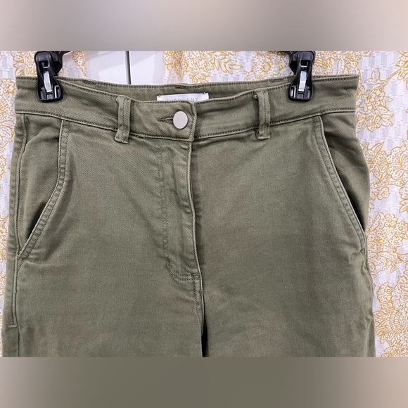 Everlane Olive Wide-Leg Pants - Picture 2 of 8